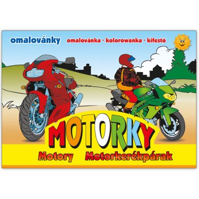 MFP Paper s.r.o. Omalovánky Motorky – Zboží Mobilmania