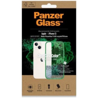 PanzerGlass PanzerGlass ClearCase - ochranné s antibakteriálním povlakem iPhone 13 Lime - Bezpečnost zaručena. Jednoduché splátky. Doprava zd – Sleviste.cz