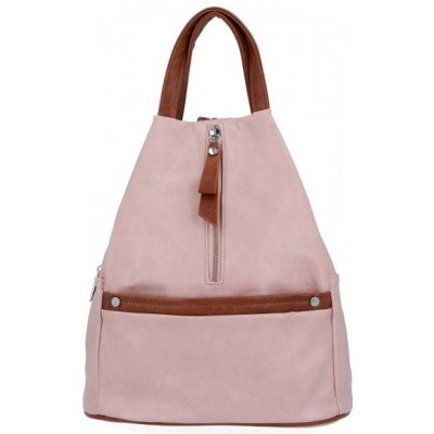 Herisson dámská kabelka batůžek pudrová růžová 1552L2045 – Zboží Mobilmania