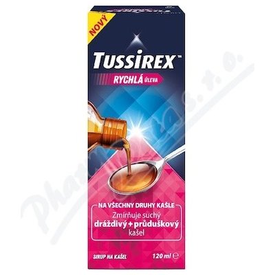 Tussirex sirup na kašel 120ml