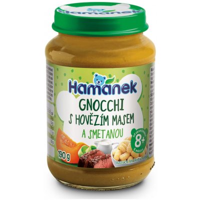 HAMÁNEK Gnocchi s hovězím masem a smetanou 190 g – Hledejceny.cz