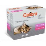 Calibra Premium Line Kitten Turkey & Chicken 12 x 100 g – Sleviste.cz