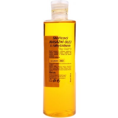 Top Gold olej masažní skořicový s rakytníkem 250 ml – Zboží Dáma