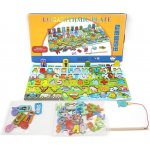 Iskay Montessori vkládačka - dinosauři ryby čísla doprava zvířata abeceda povolání 73 ks – Zboží Dáma