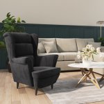 VidaXL 328096 relaxační tmavě šedé samet – Zboží Dáma