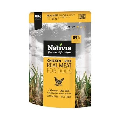 Nativia Real Meat Chicken&Rice 8kg