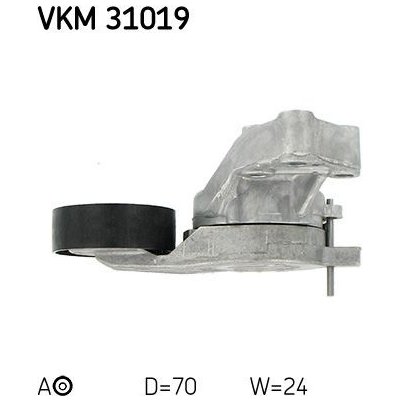 Napínací kladka, žebrovaný klínový řemen SKF VKM31019