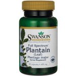 Swanson Plantain Jitrocel Větší 400 mg 60 kapslí – Hledejceny.cz