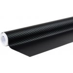 Černá karbonová fólie carbon 3D 30cm x 150cm
