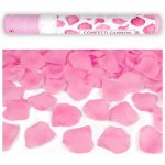 Vystřelovací konfety Svatební lístky růží růžové 40 cm – Zboží Mobilmania