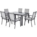 LIVARNO Sada hliníkového zahradního nábytku Houston/Toronto, 7dílná, šedá – Sleviste.cz