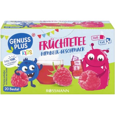 GENUSS PLUS Bylinno-ovocný čaj s příchutí malin 50 g – Zboží Dáma