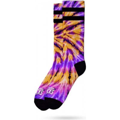 American Socks ponožky Mid High I Tie Dye/Passionfruit