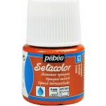 Barva na textil PEBEO Setacolor Opaque Shimmer metalická 45 ml Passion Red – Zboží Dáma