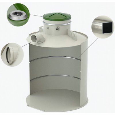 Sineko Nádrž na dešťovou vodu Barrel 2 m³ Hard line – Hledejceny.cz