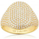 Sif Jakobs pozlacený prsten s kubickými zirkony Capizzi SJ R42240 CZ YG – Hledejceny.cz