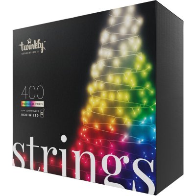 TWINKLY Smart LED vánoční řetěz Strings TWS400SPP-BEU 20m WiFi – Hledejceny.cz