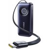 Baseus - Power Bank Enercore CR11 E0027H00 - s vestavěným kabelem Type-C, 20 000 mAh, 67 W, přenosný design, digitální displej - černá