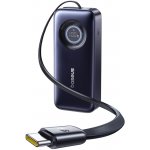 Baseus - Power Bank Enercore CR11 E0027H00 - s vestavěným kabelem Type-C, 20 000 mAh, 67 W, přenosný design, digitální displej - černá | Zboží Auto