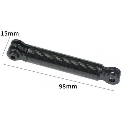 ROLLIN RAMENO PRODLUŽOVACÍ 9,8 cm - CARBON - Insta Osmo GoPro GO_7722 – Zboží Živě