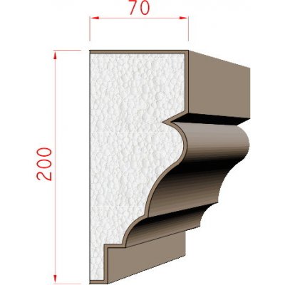 Dekora-Stuck Parapet 200x70mm 312021 – Zboží Mobilmania