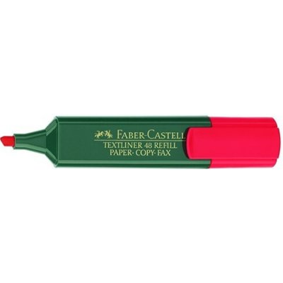 Faber-Castell Textliner 48 červený 154821 – Hledejceny.cz