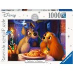 Ravensburger Lady a Tramp 1000 dílků – Zboží Dáma