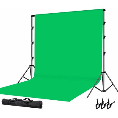 SET Fotografického pozadí zelené, konstrukce, svorky, úchyty – Zboží Mobilmania