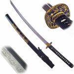 Chladné Zbraně Zdobná damašková katana "DYNASTY OF SAMURAI" – Zboží Dáma