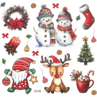 Fandy samolepky papírové Christmas 02 – Hledejceny.cz