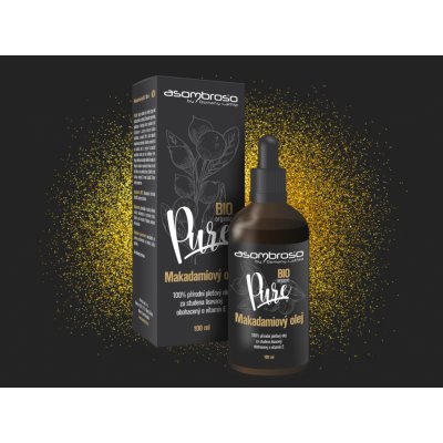 Asombroso Pure BIO Makadamiový olej 100 ml – Hledejceny.cz