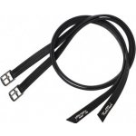 KenTaur Třmenové řemeny kožené s nylonem černé 130 cm – Zboží Dáma