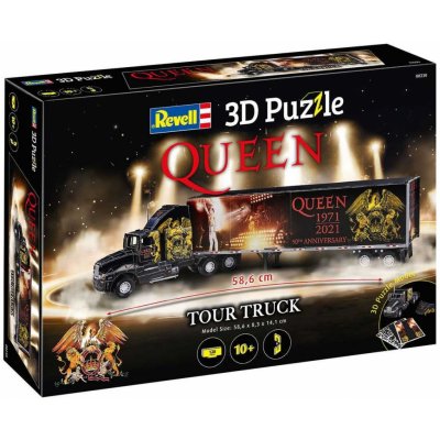 Revell 3D puzzle QUEEN Tour Truck 50th Anniversary 128 ks – Zboží Dáma