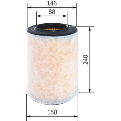 BOSCH F 026 400 298 Vzduchový filtr (F026400298) – Hledejceny.cz