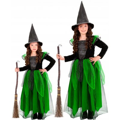 MALÁ ČARODĚJNICE ZELENÝ MASOPUSTNÍ OBLEČEK HALLOWEEN – Hledejceny.cz