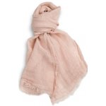 DomĽanu lněný šál světle růžový – Sleviste.cz