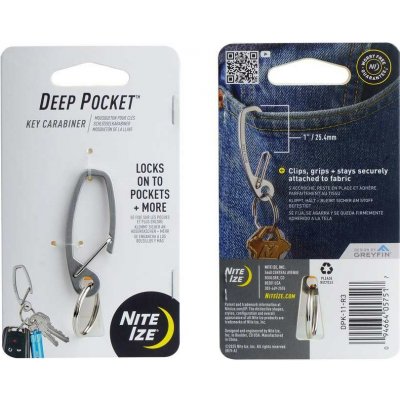 Přívěsek na klíče Nite Ize Deep Pocket Key Carabiner – Hledejceny.cz