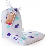 Kikko Zavinovačka bambus Hearts and Waves Ocean blue hearts – Hledejceny.cz