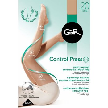 Gatta Control kompresní punčochové kalhoty Press golden
