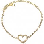 Amparo Miranda® Náramek na nohu N356 zlatá – Zboží Dáma