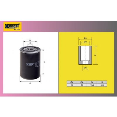 filtr naftový DAF 95XF 04-Euro 3 – Zboží Mobilmania
