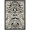 Alfa Carpets Zebra Black / white Bílý