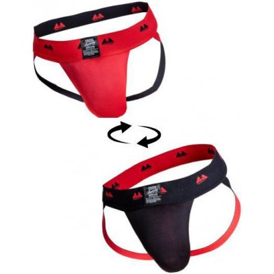 MM Sports The Original Jockstrap Reversible Black-Red – Zboží Dáma