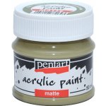 Hobby Pentart akrylová barva Matte 50 ml zelená zemitá – Hledejceny.cz