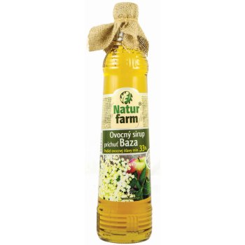 NaturFarm Sirup květ bezu 33% 0,7 l