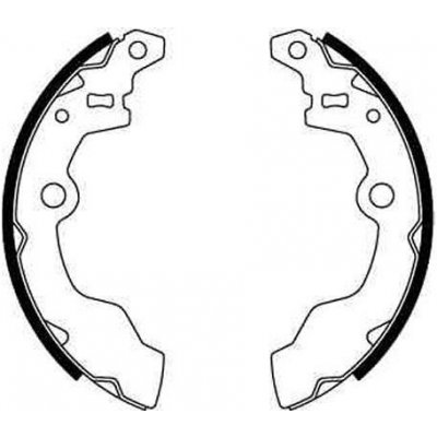 Sada brzdových čelistí TRW GS8302 - SUZUKI ALTO – Zboží Mobilmania