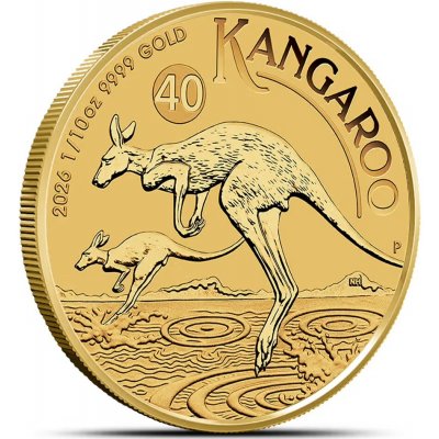 Perth Mint 15 AUD Australian Kangaroo Klokan rudý 1/10 oz – Hledejceny.cz