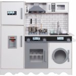 Aga4Kids Dětská dřevěná kuchyňka MR6160 Bílá – Zboží Dáma