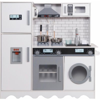 Aga4Kids Dětská dřevěná kuchyňka MR6160 Bílá – Zboží Dáma
