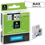 Dymo 45013 černý tisk/bílý podklad, 7m, 12mm – Sleviste.cz